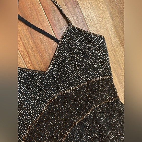 Niteline Dresses & Skirts - Beautiful beaded‎ vintage Niteline Della Roufogali mini dress!! 4